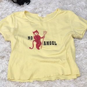 TRULY MADY DEEPLY yellow t-shirt (size l)